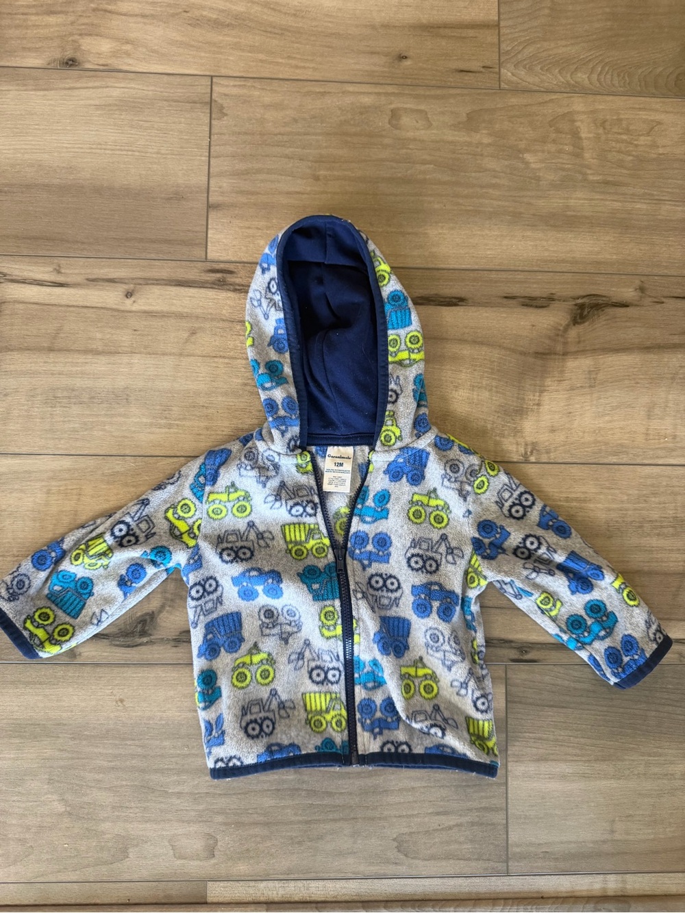 Garanimals Jacket Truck Print Infant size 12 months